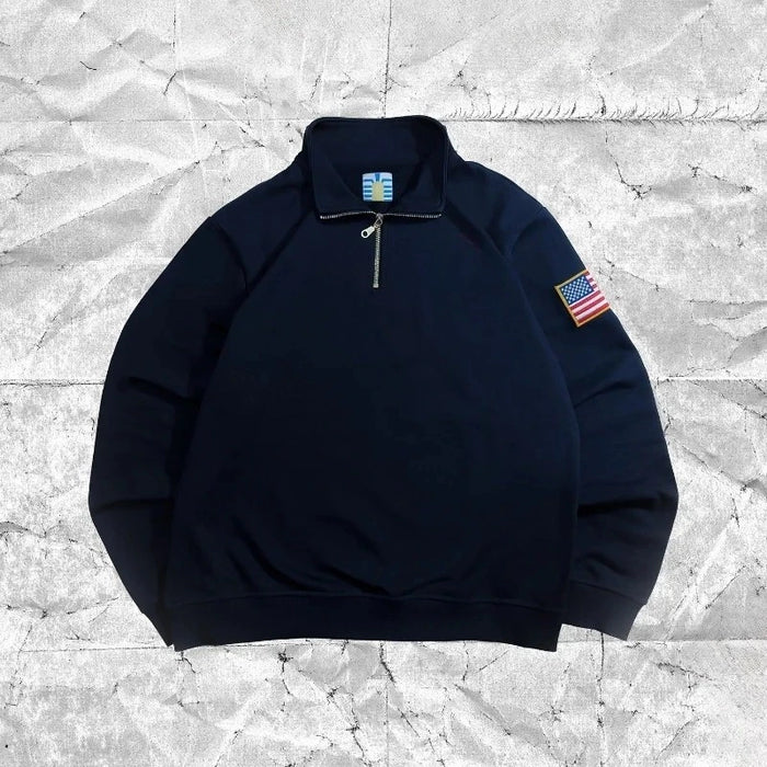"Epstein" Retro Quarterzip