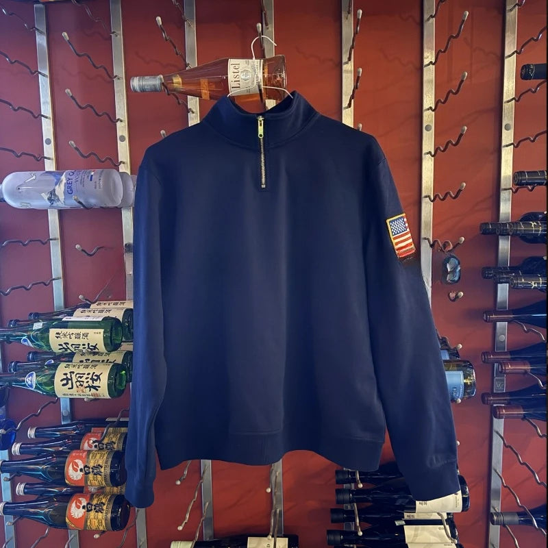 "Epstein" Retro Quarterzip